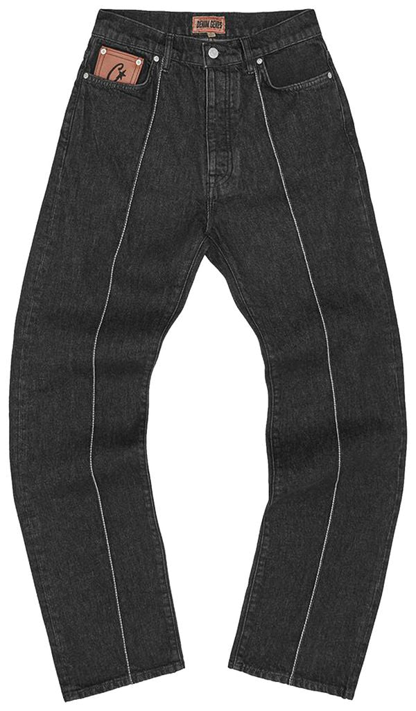 CORTEIZ C-STAR STITCH-DOWN JEANS BLACK