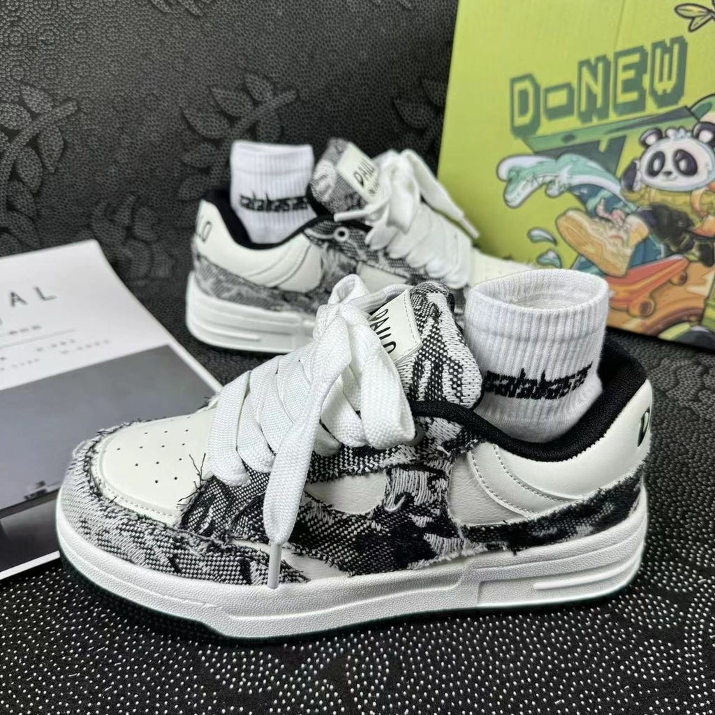 Casual Y2K Colorblocked Sneakers