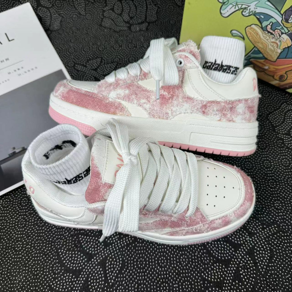 Casual Y2K Colorblocked Sneakers