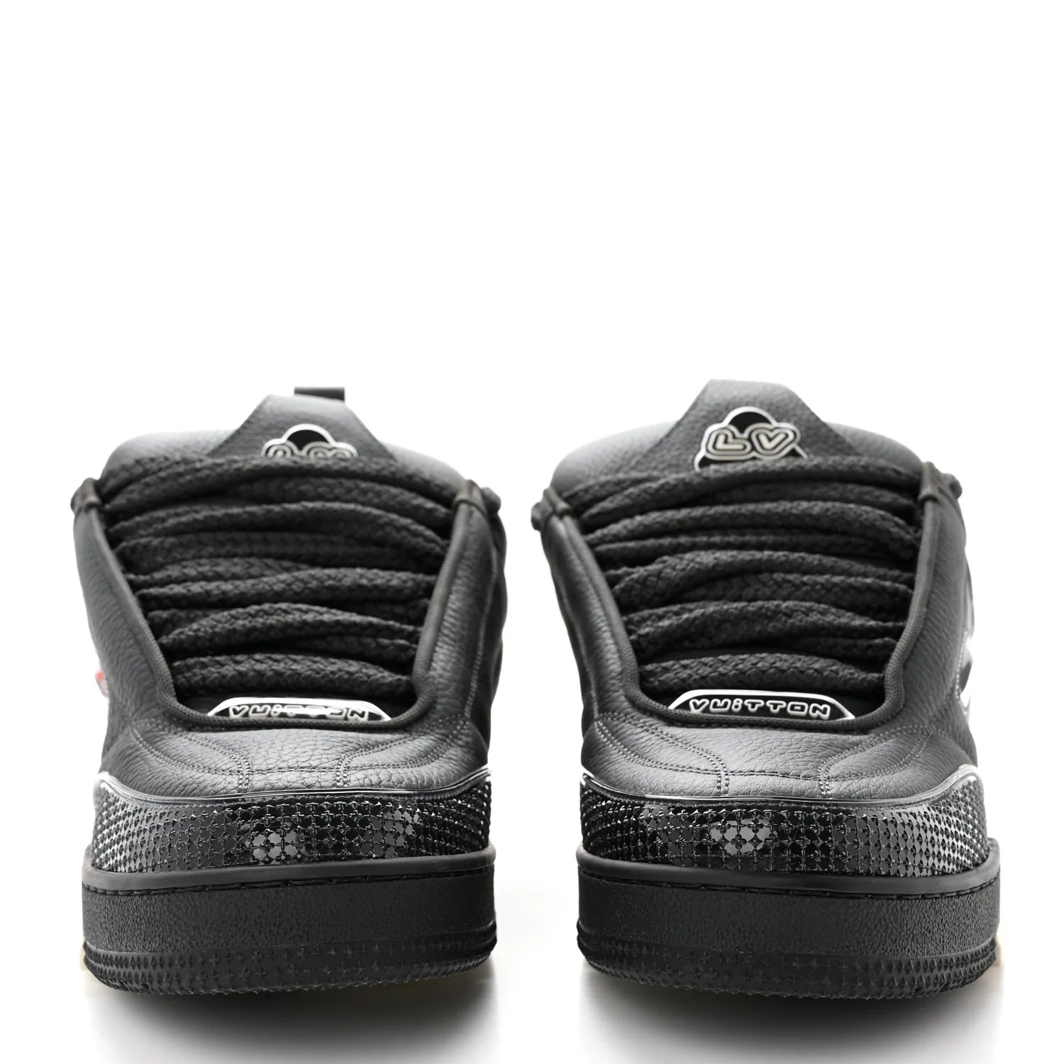 Mens LV Skate Sneakers 9 Black