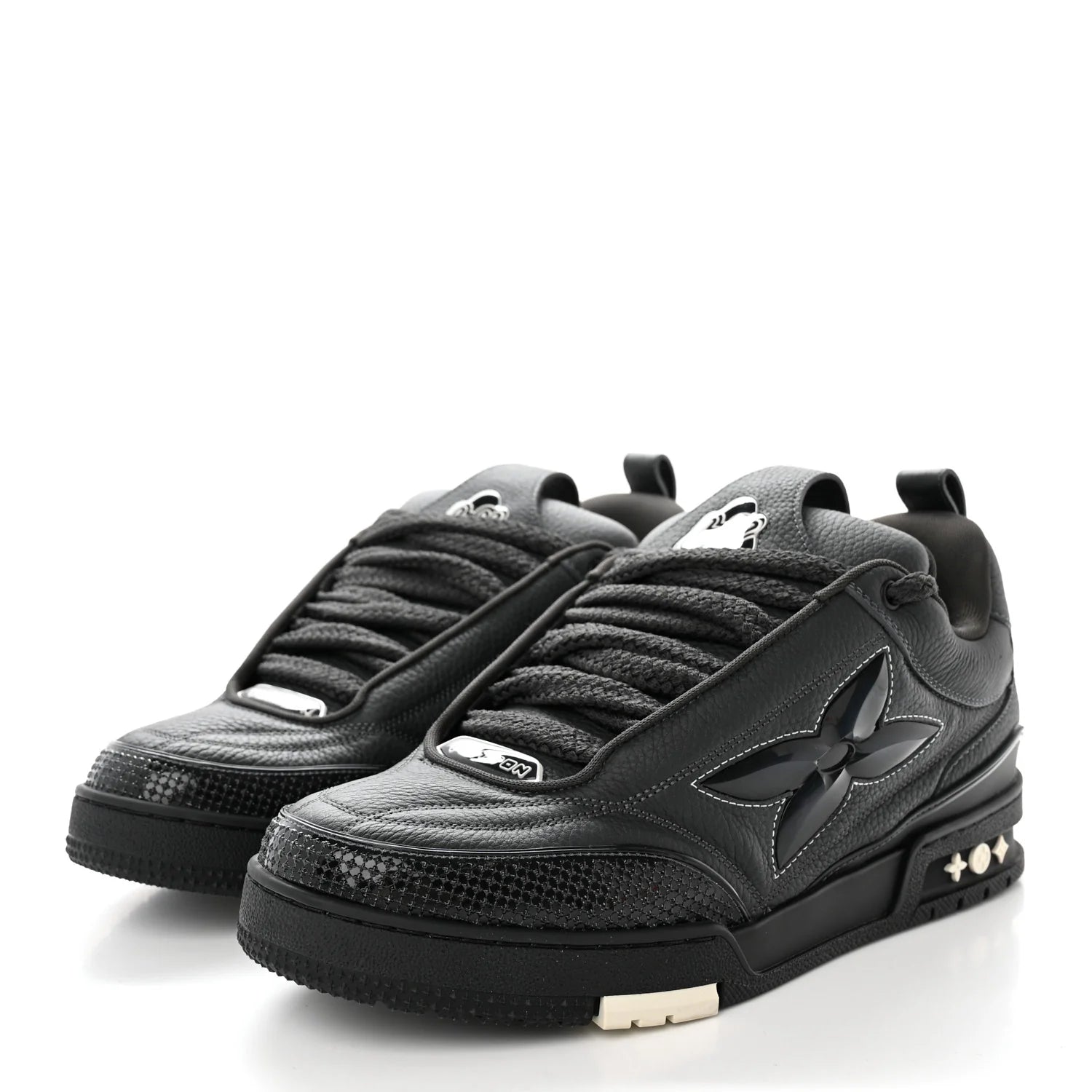 Mens LV Skate Sneakers 9 Black