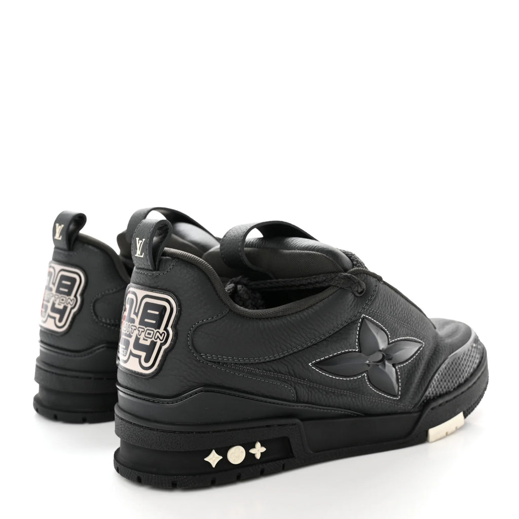 Mens LV Skate Sneakers 9 Black