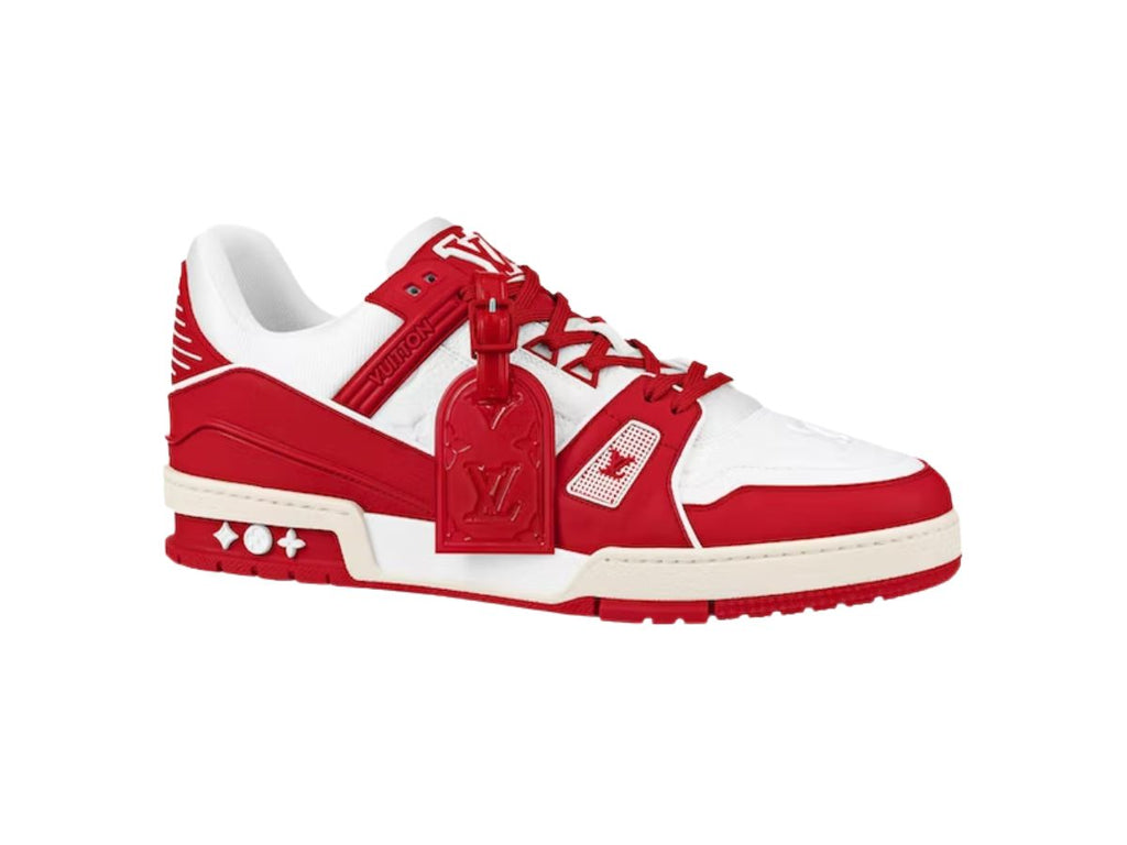 Louis Vuitton LV Trainer Sneaker Red White