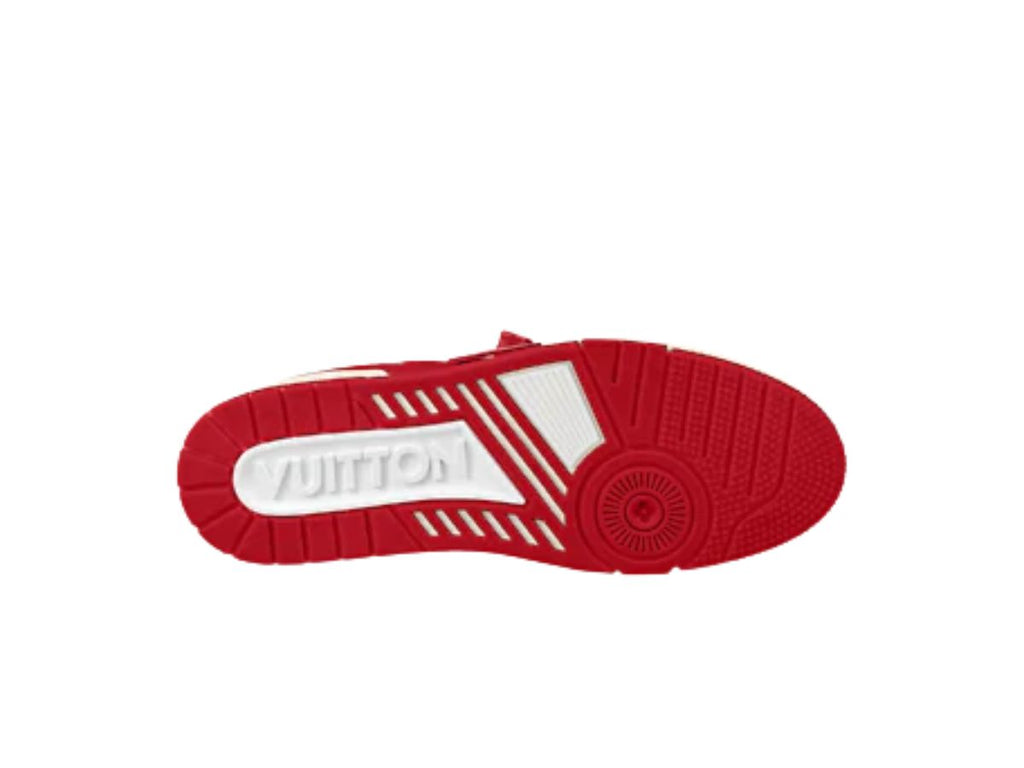 Louis Vuitton LV Trainer Sneaker Red White