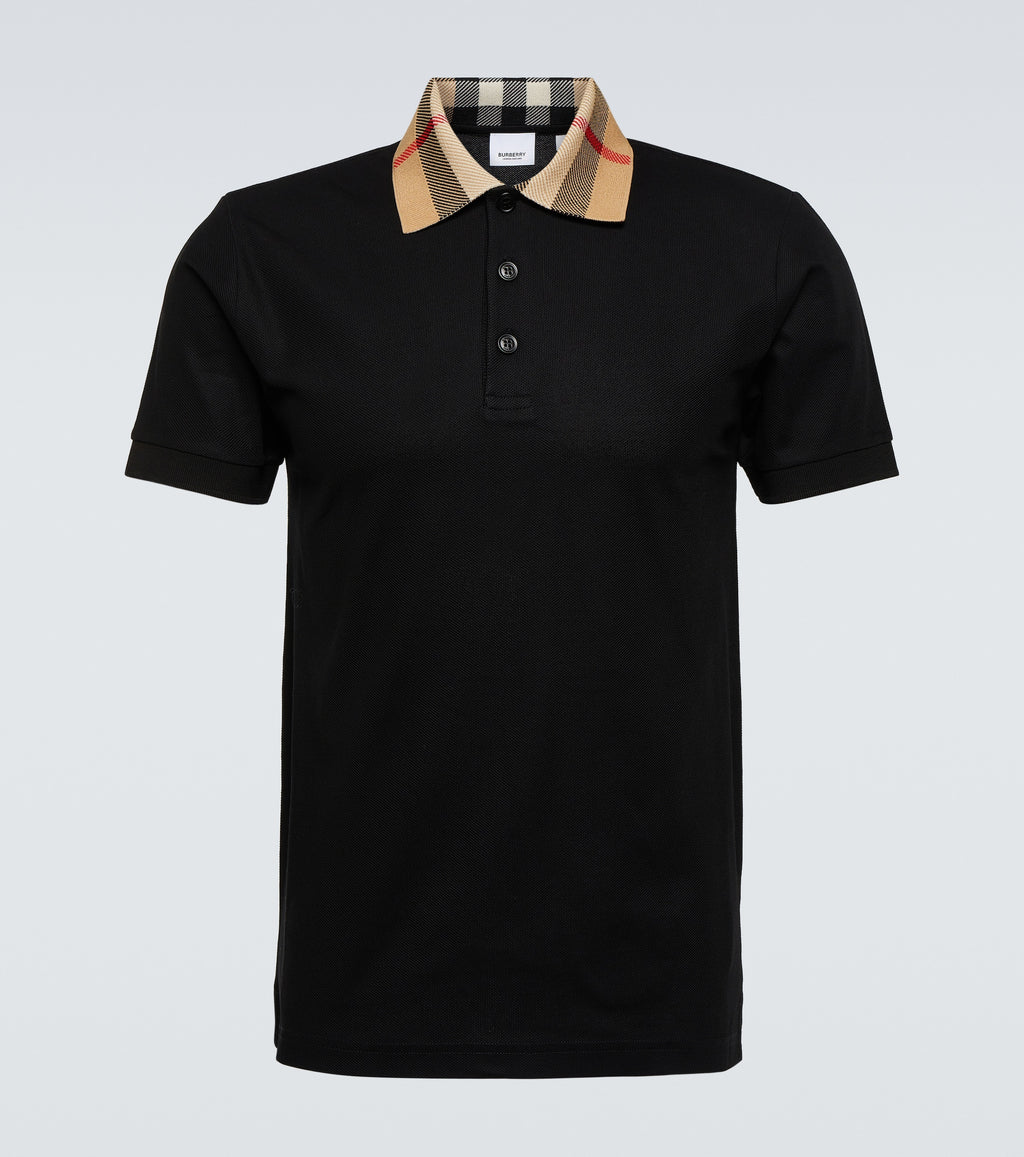 Burberry
Polo Check en coton