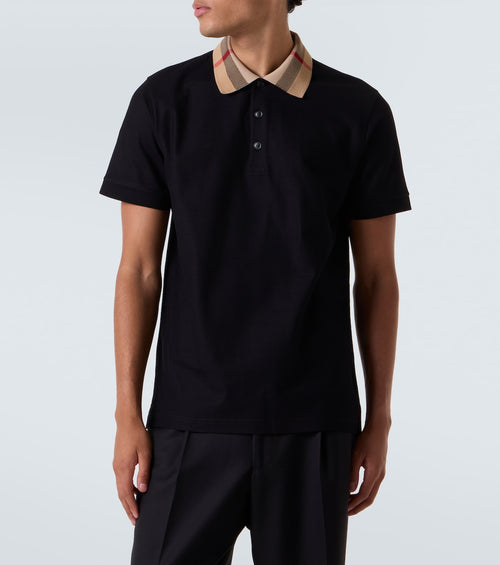 Burberry
Polo Check en coton