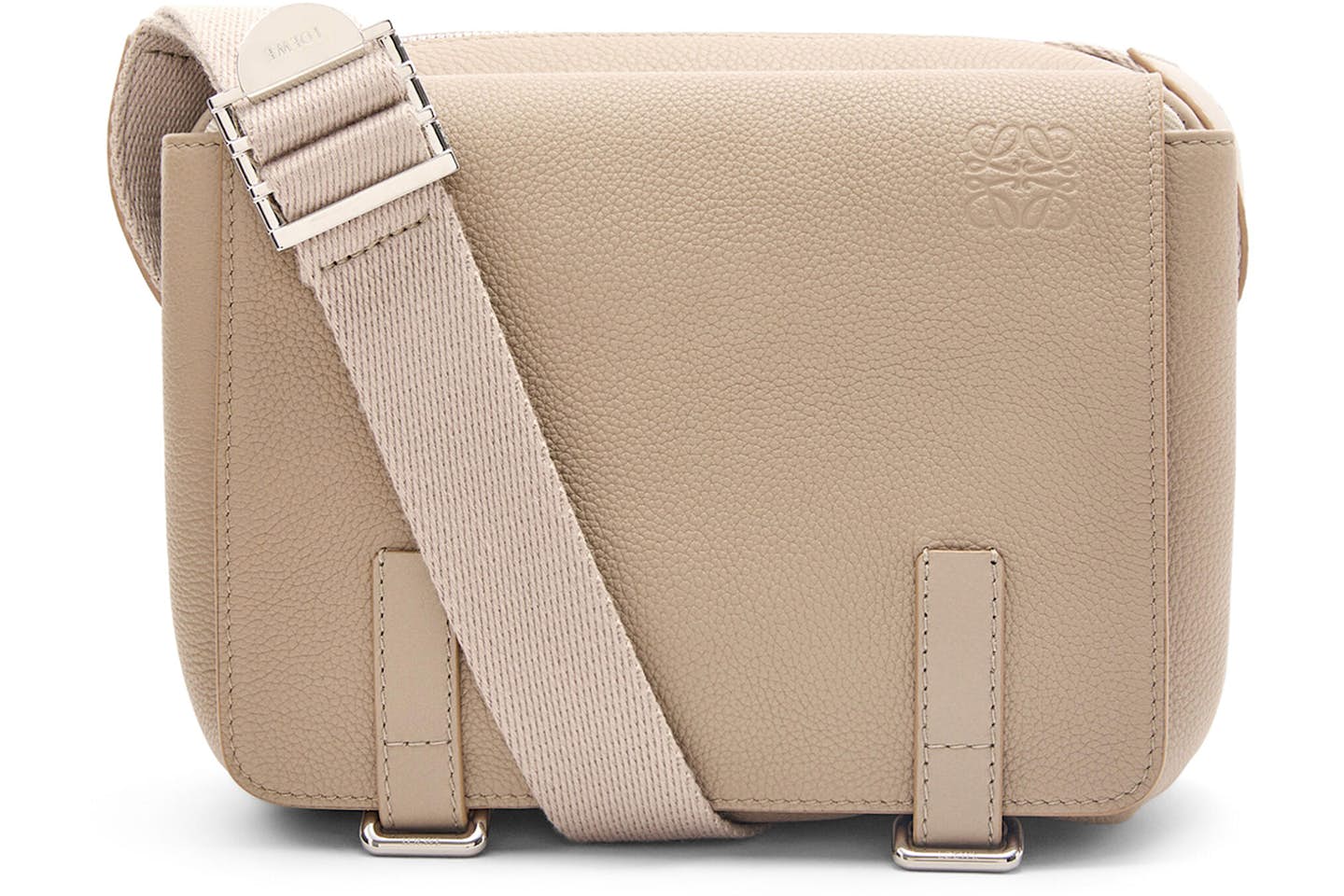 LOEWE XS Sac Messager Militaire Sable