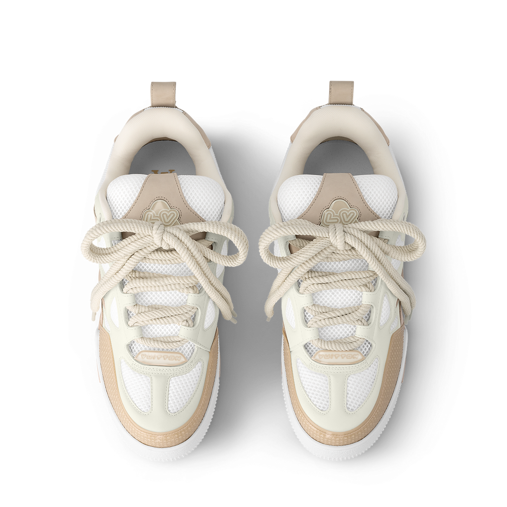 LV Skate Sneaker Beige White