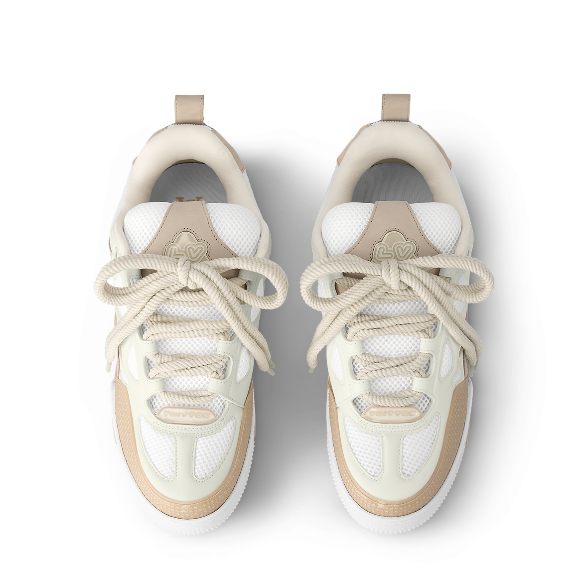 LV Skate Sneaker Beige White